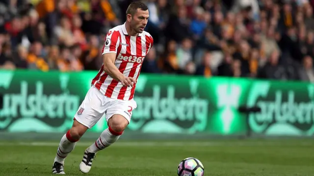 Phil Bardsley of Stoke City