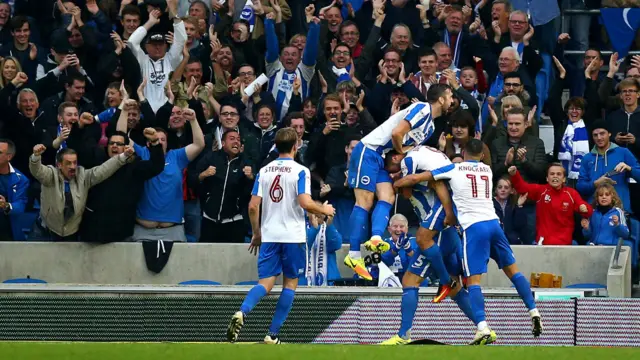 Brighton celebrate