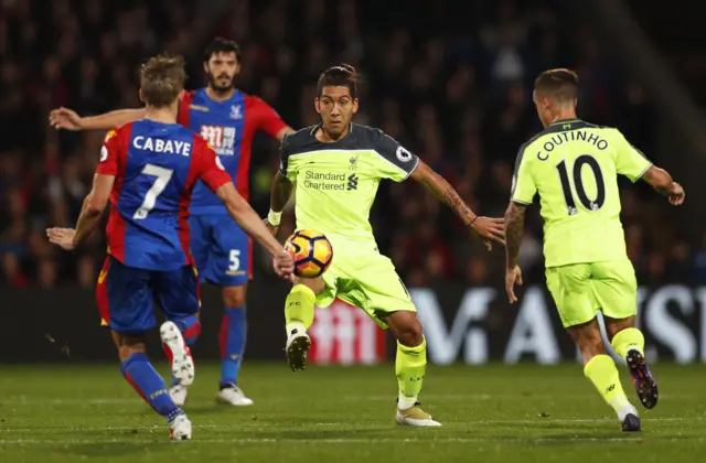 Roberto Firmino and Phillippe Coutinho