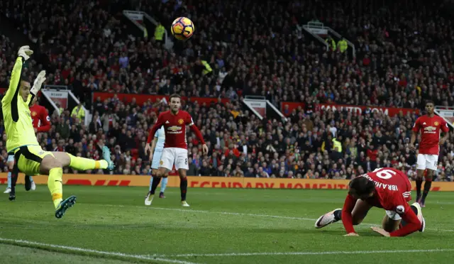 Tom Heaton from Zlatan Ibrahimovic