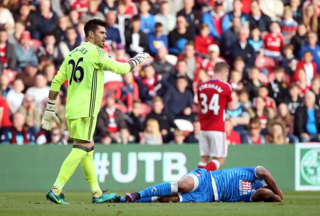 Victor Valdes and Joshua King