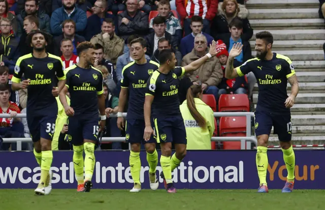 Arsenal celebrate