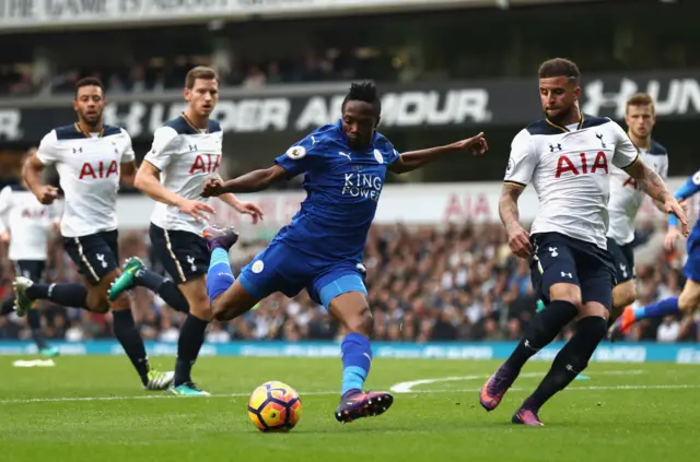 Ahmed Musa of Leicester City