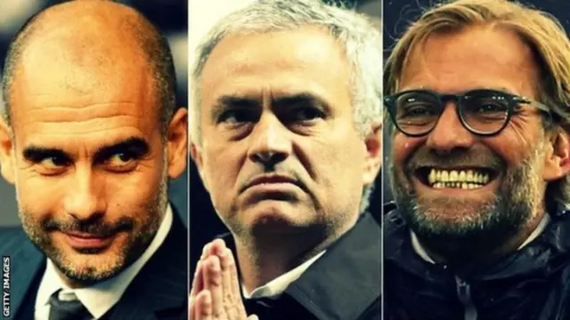 Guardiola, Mourinho, Klopp