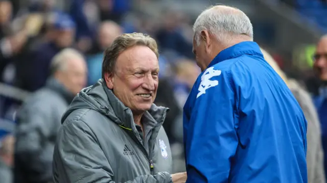 Neil Warnock (left)