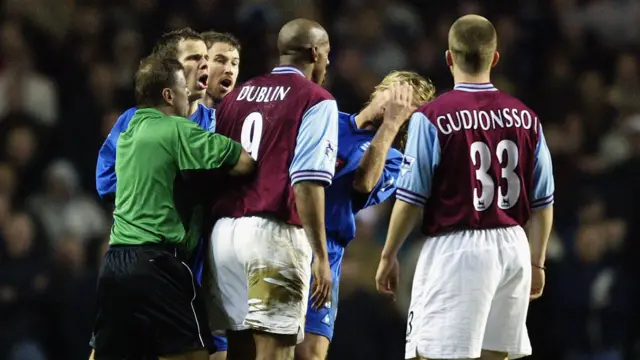 Robbie Savage clashes with Dion Dublin