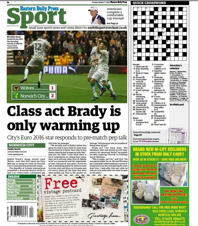 Back page of EDP