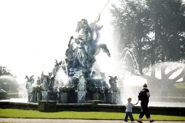 Witley Court fountain