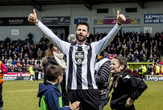 Former St Mirren striker Steven Thompson