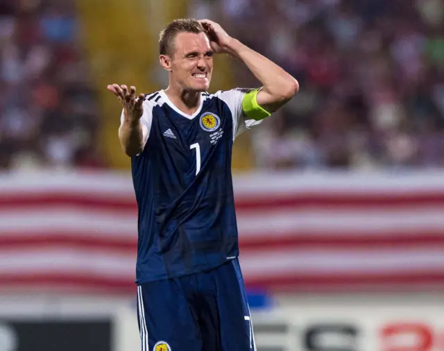 Scotland captain Darren Fletcher