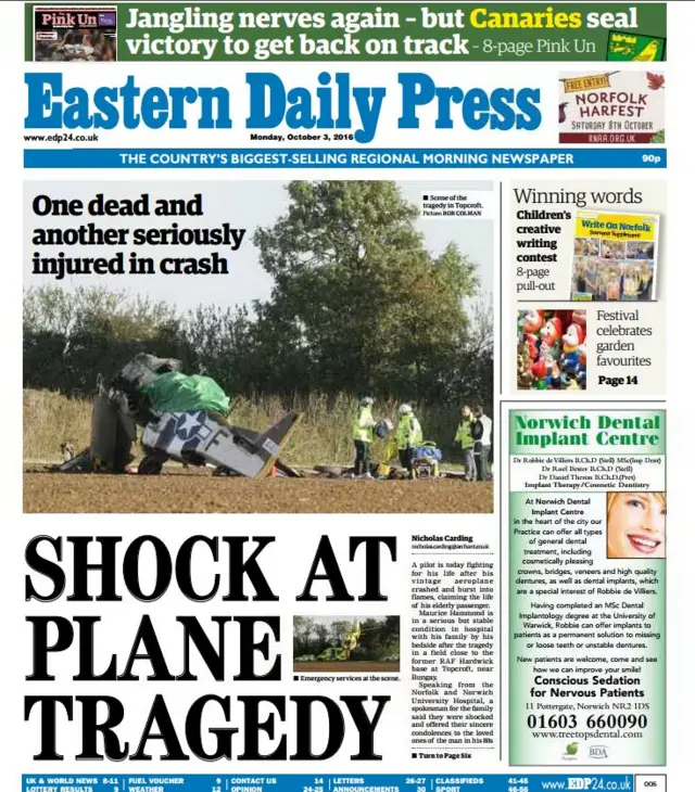 Front page of EDP