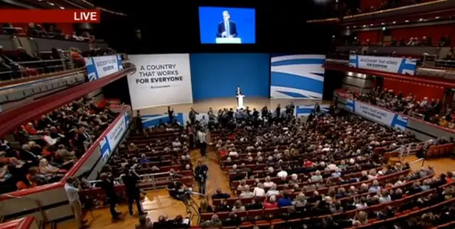 Philip Hammond at the Conservative Party conference