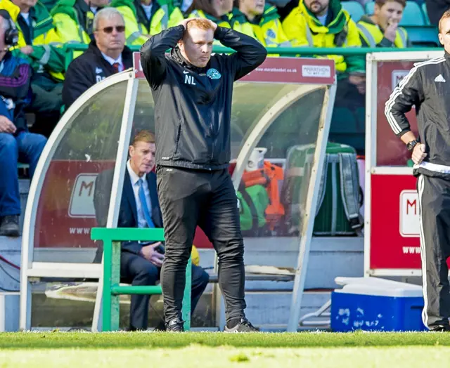 Hibs head coach Neil Lennon