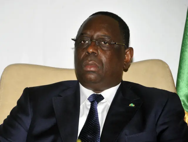 President of Senegal Macky Sall