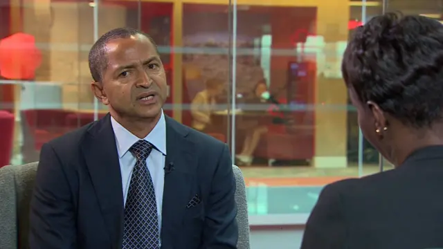 Moise Katumbi spoke to Focus on Africa's Sophie Ikenye