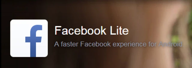 Facebook lite advert