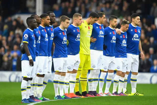 Everton minute's silence