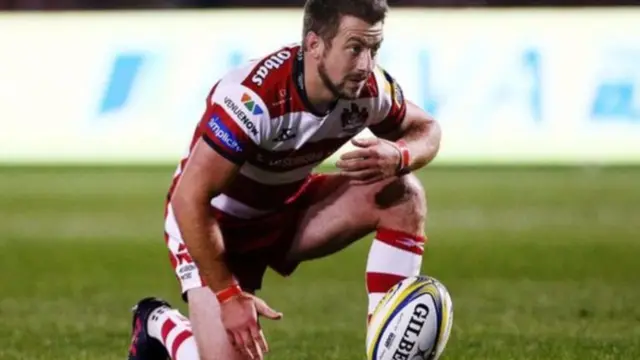 Scotland captain Greig Laidlaw in action for Gloucester in the Premiership