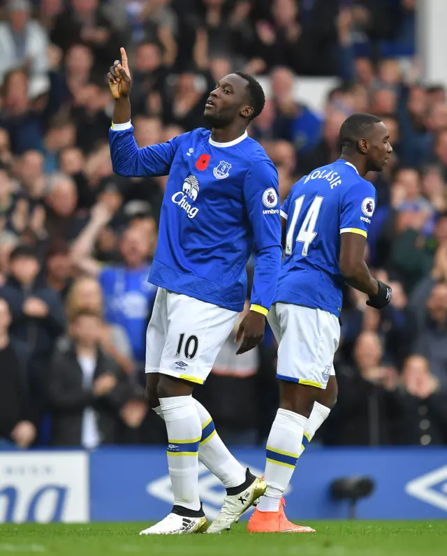 Yannick Bolasie and Romelu Lukaku