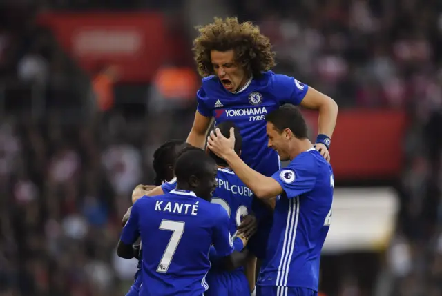 Chelsea celebrate