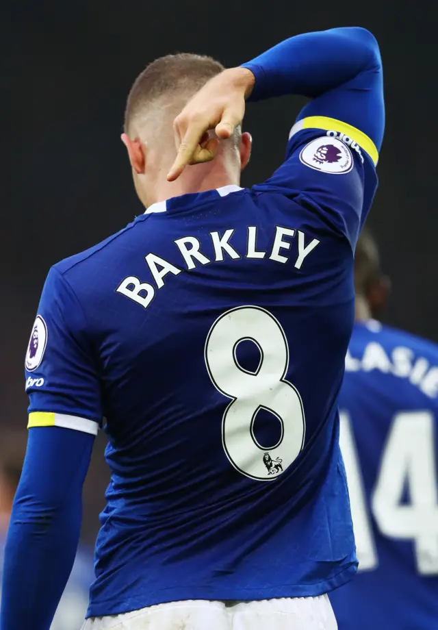 Ross Barkley celebrates