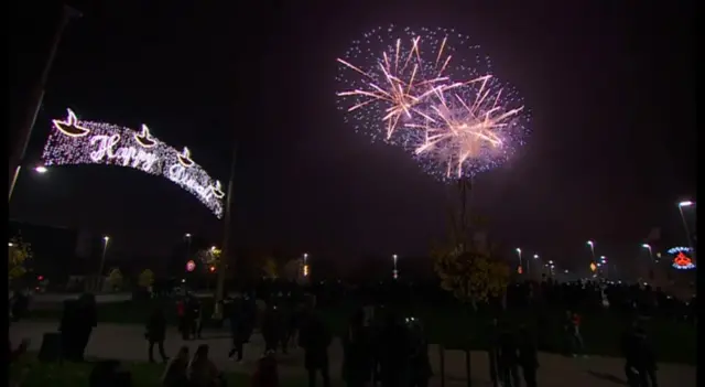 Diwali fireworks