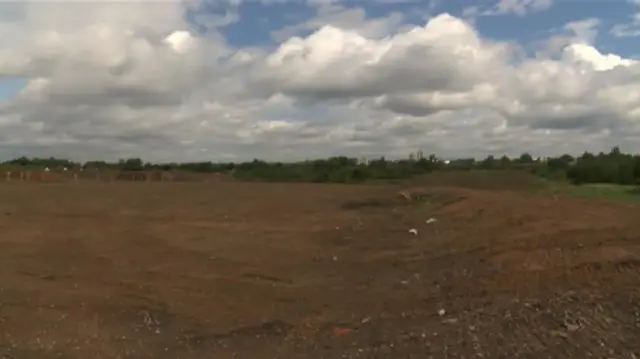 Allotment site in Saffron Lane area of Leicester