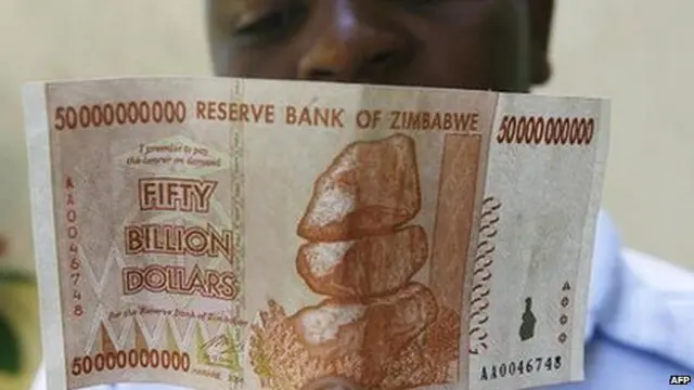 A note for 50 billion Zimbabwe dolars