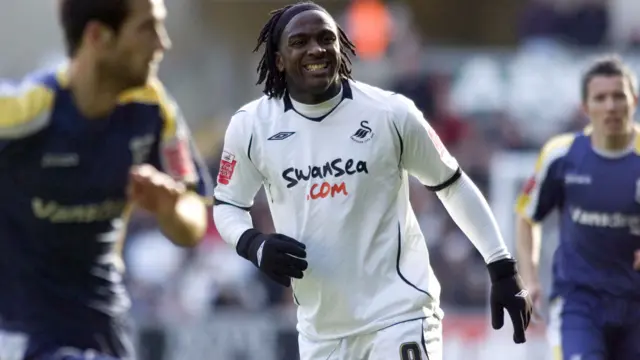 Former Swansea striker Jason Scotland