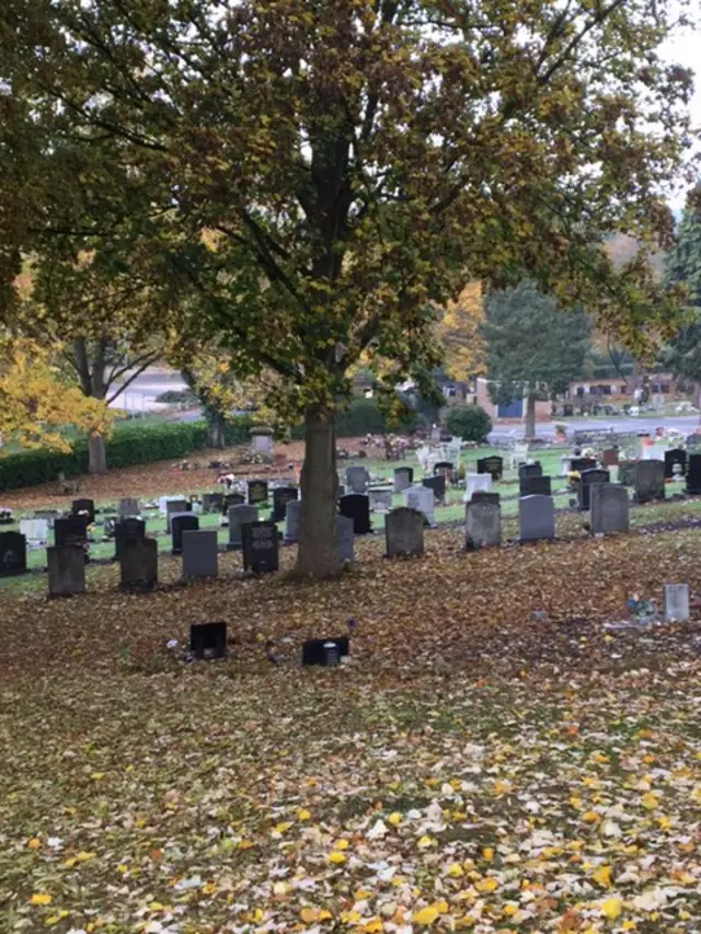 Abbey Cemetary near Redditch crematorium