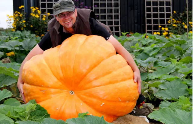 Lily the giant pumpkin