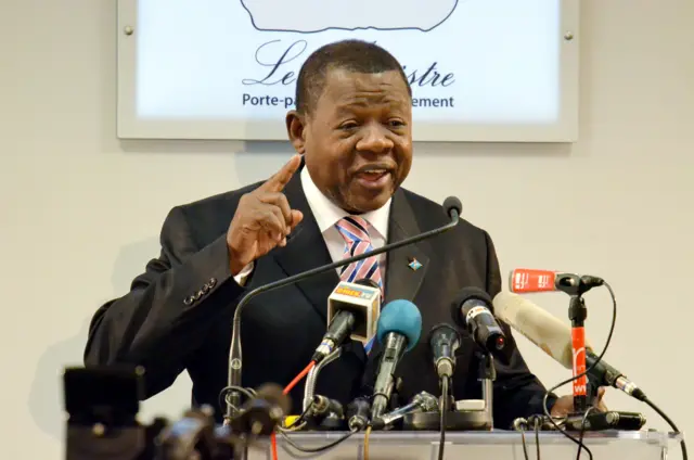 Congolese government spokesman and minister of information, communications and medias Lambert Mende