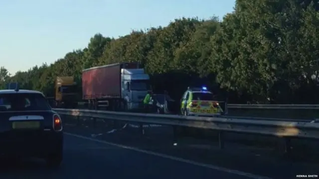 M61 accident