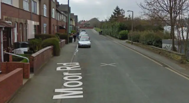 Street view of Moor Road