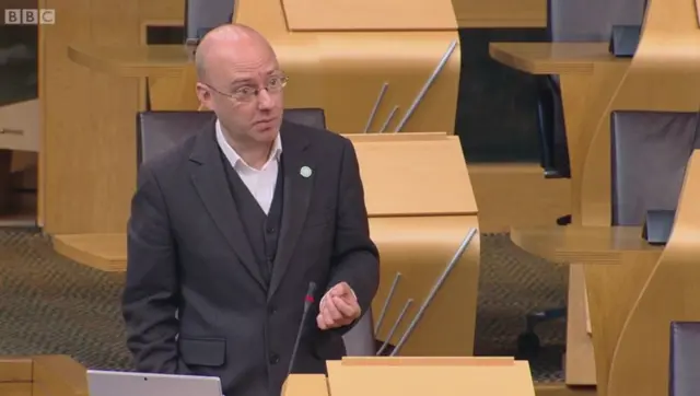 Scottish Green Party co-convener Patrick Harvie