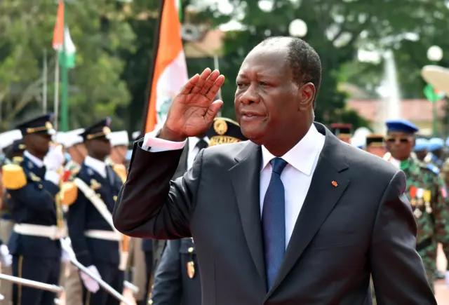 Alassane Ouattara of Ivory Coast