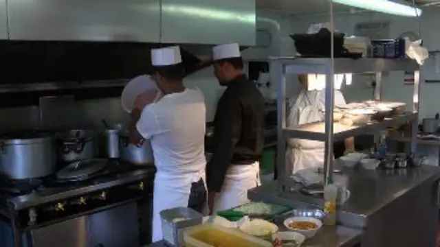 Restaurant kitchen