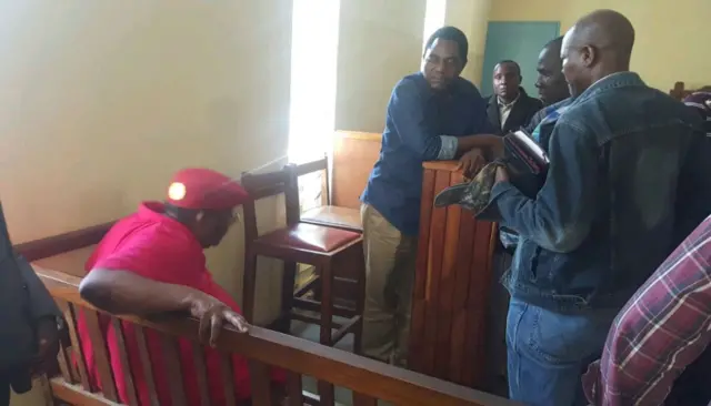 Hakainde Hichilema in court