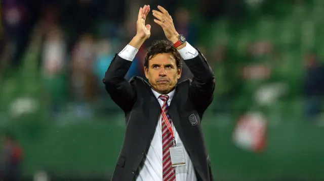 Chris Coleman reacts