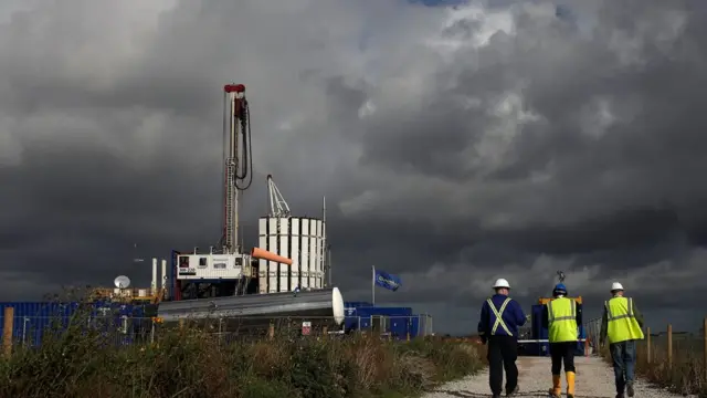 Fracking site