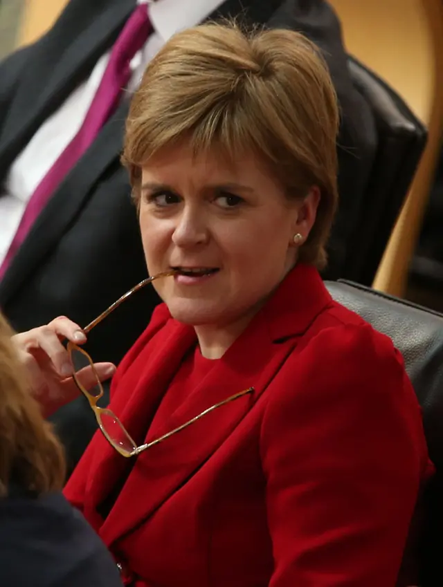 First Minister Nicola Sturgeon