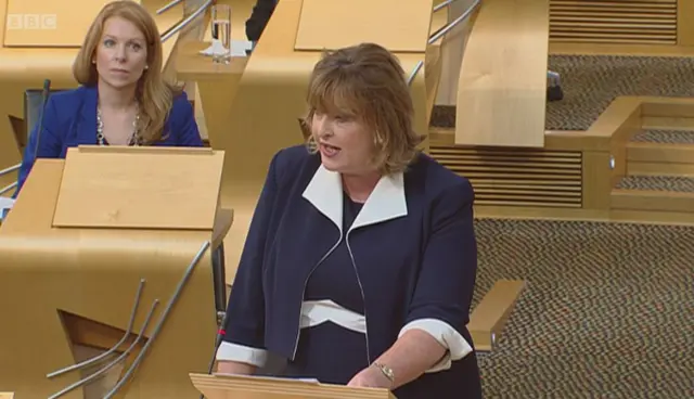 Culture Secretary Fiona Hyslop