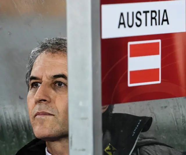 Austria's coach Marcel Kolle