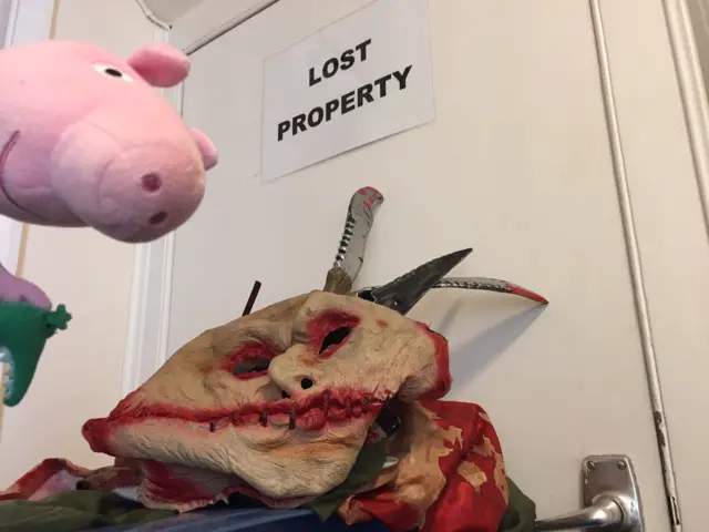 A weird halloween costume.