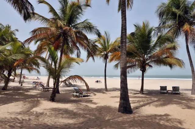 A beach in the Casamance