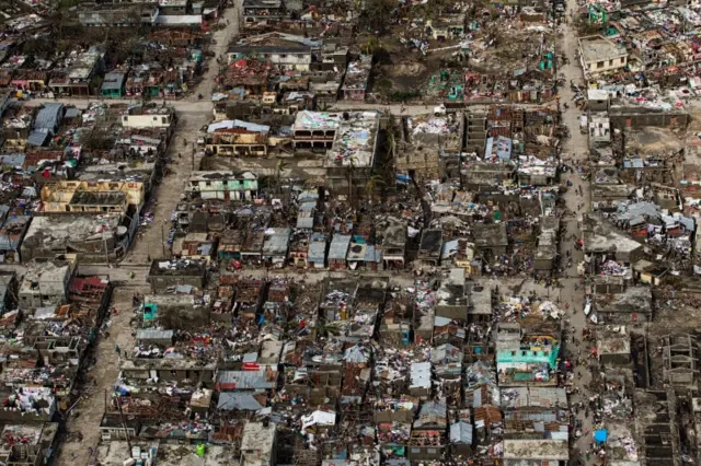 UN Mission in Haiti in the town of Jeremie