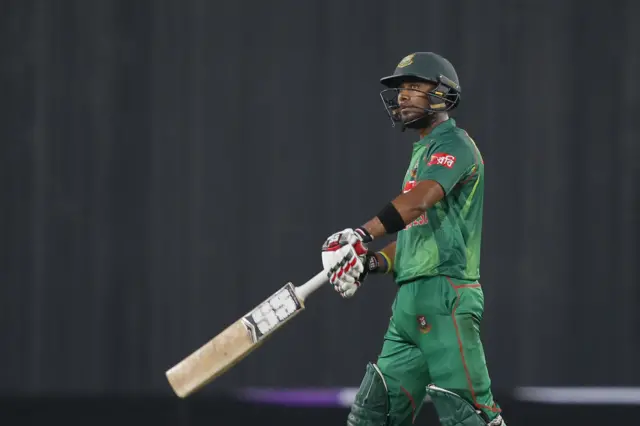 Sabbir Rahman is dismissed