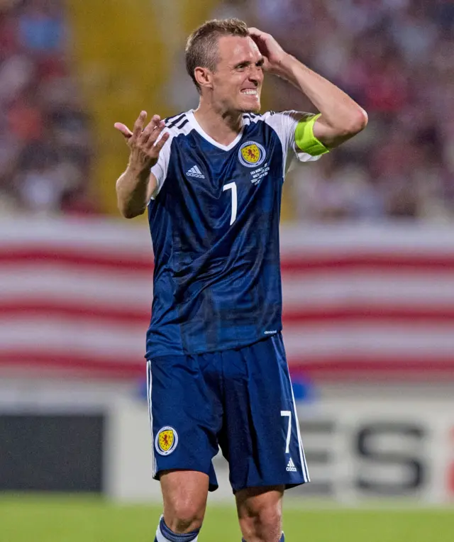 Scotland captain Darren Fletcher