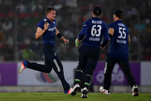 England celebrate