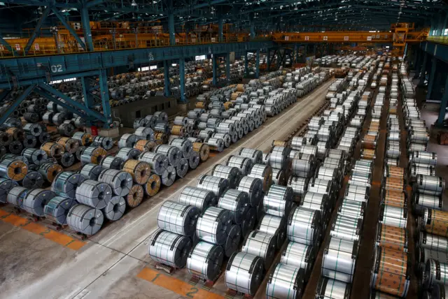 China Steel factory